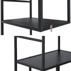 Artiss Rhys 5-Tier Black Bookshelf