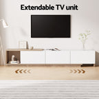Artiss Extendable White Oak TV Cabinet
