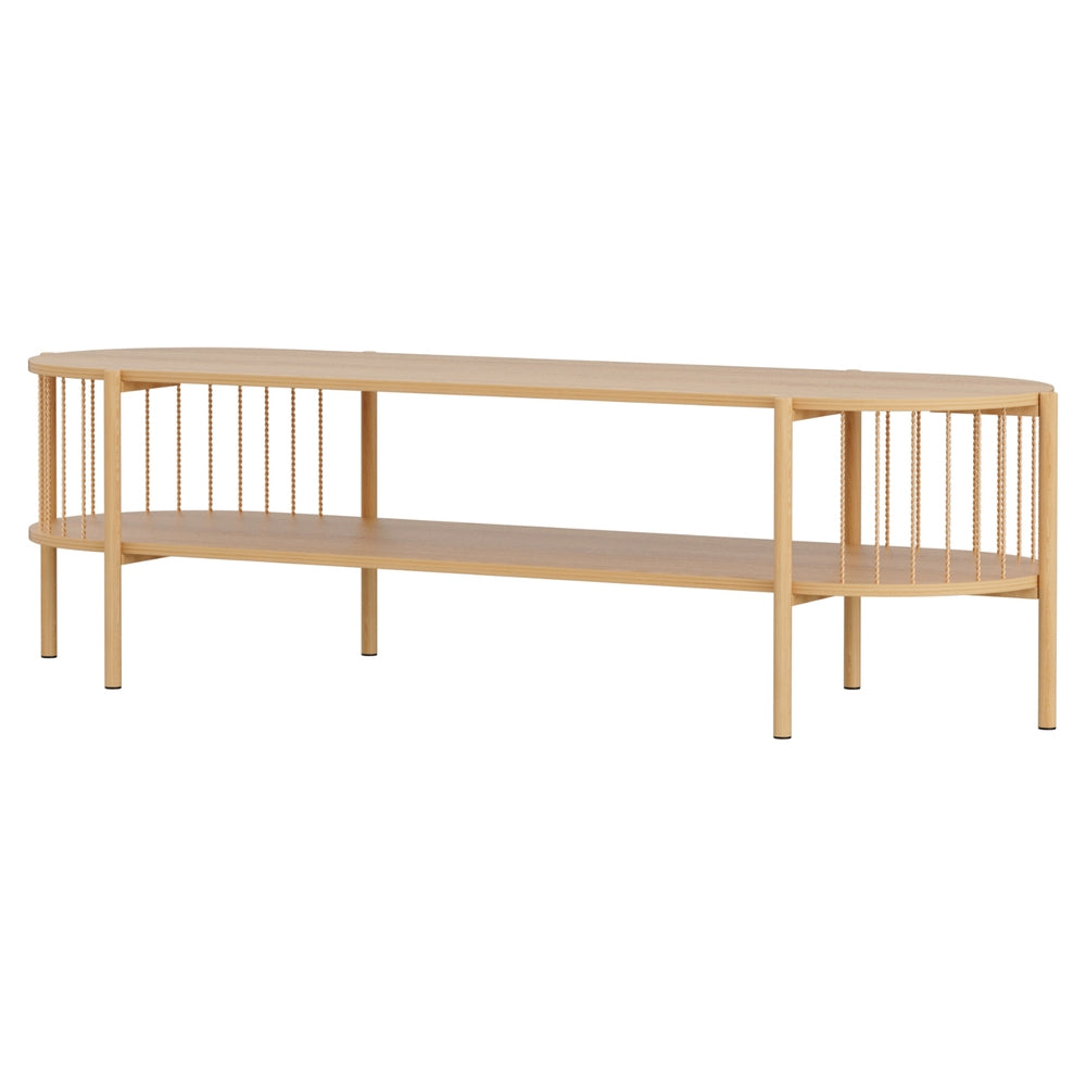 Artiss 148cm Pine TV Unit with Storage