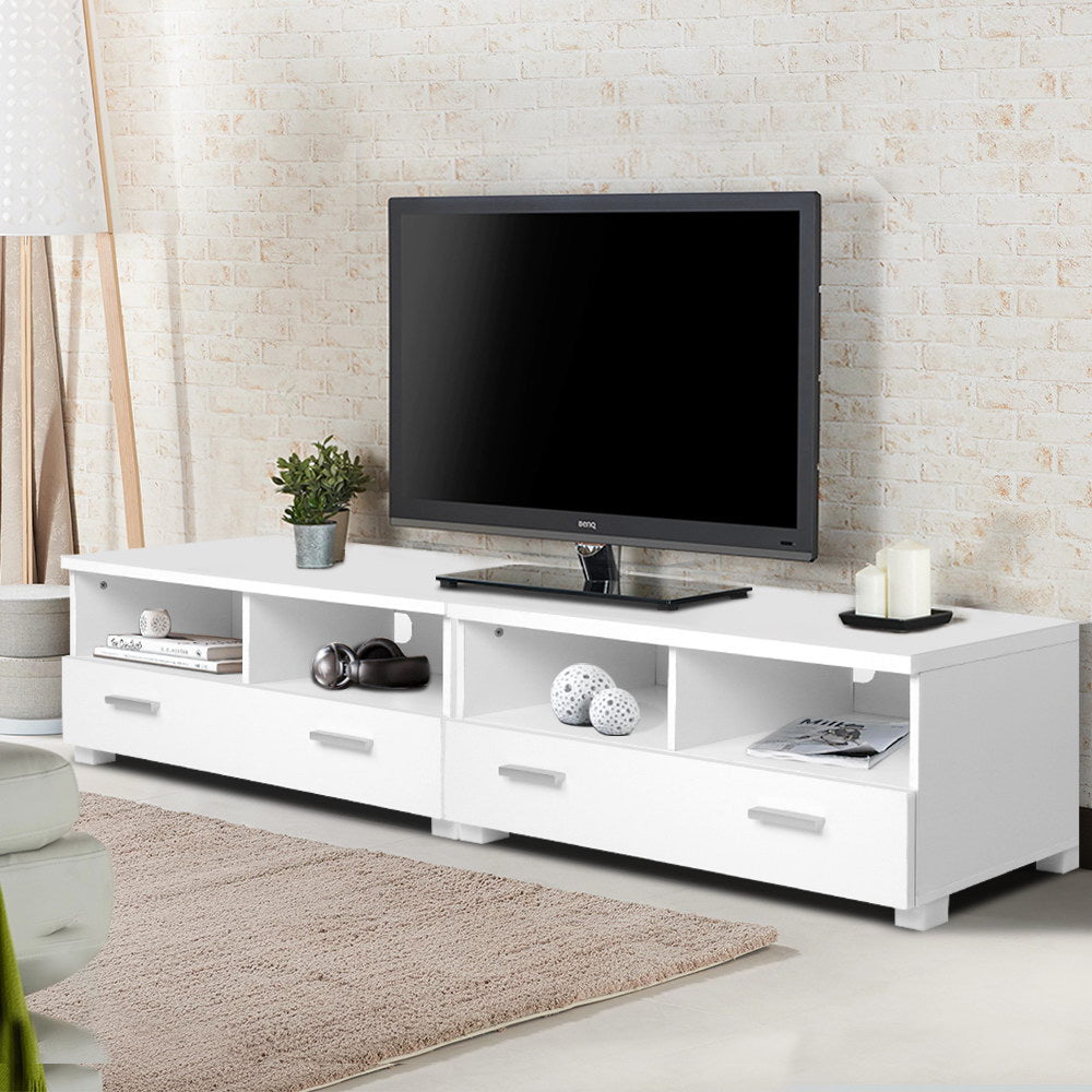 Artiss 180cm White TV Cabinet Entertainment Unit