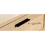 Rattan Tallboy Chest of Drawers - 4 Drawers