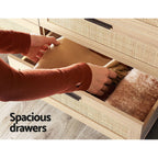 Modern Oak 6-Drawer Chest of Drawers