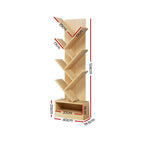 Artiss Tree Bookshelf - 7 Tier ECHO Oak
