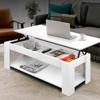 Artiss White Lift-Top Coffee Table
