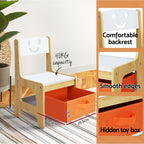 Keezi 3-Piece Kids Table and Chairs Set