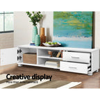Artiss White Dylan 120cm Entertainment Unit