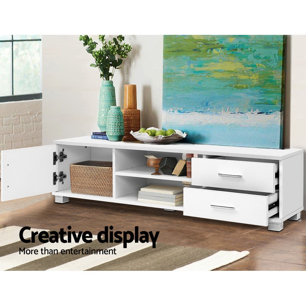 Artiss White Dylan 120cm Entertainment Unit