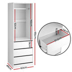 White Modern Wardrobe Storage Organizer