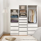 White Modern Wardrobe Storage Organizer