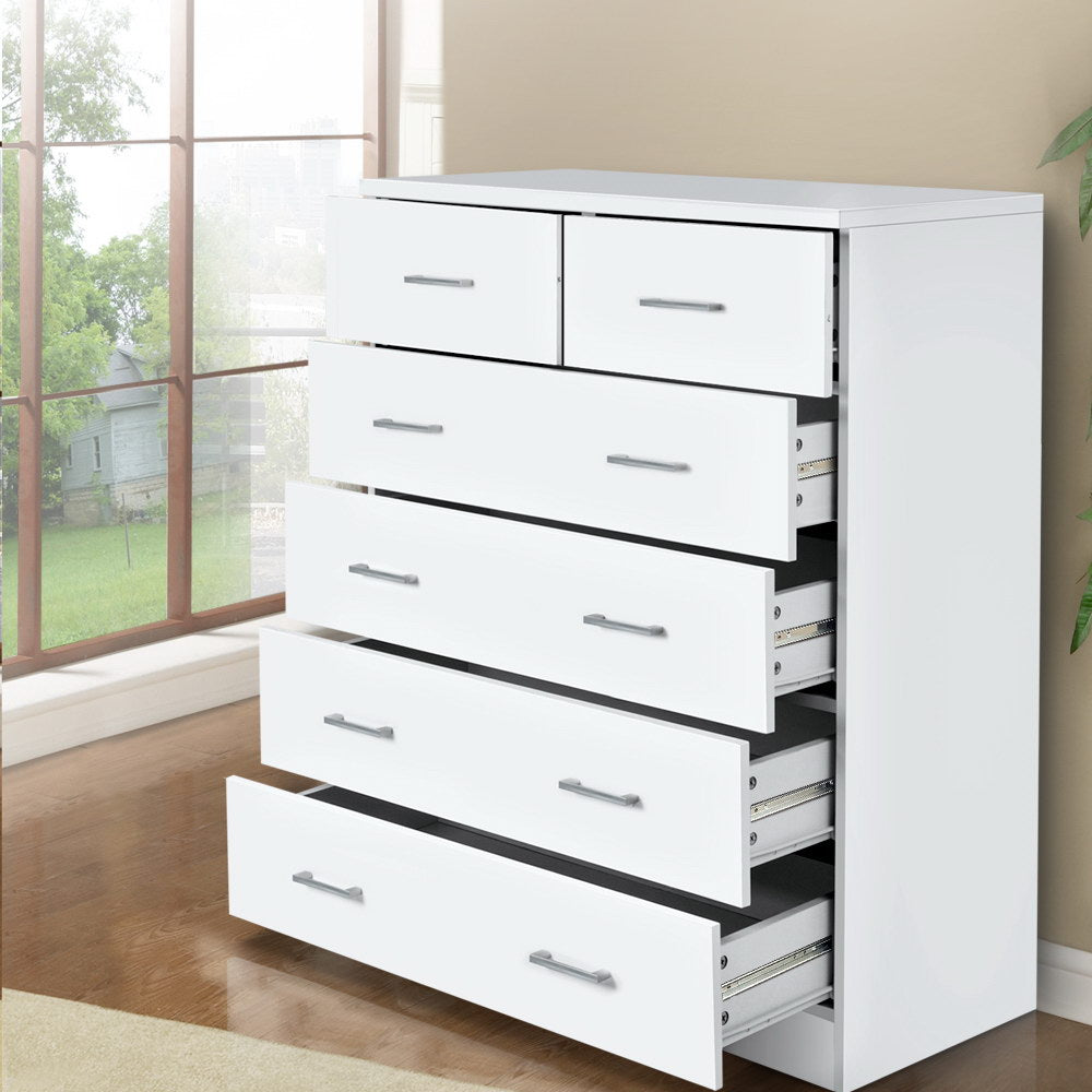 Contemporary 6-Drawer Chest for Elegant Storage