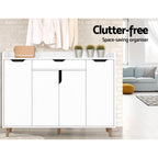 Adjustable 26-Pair Shoe Rack Cabinet