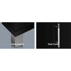 Artiss 190cm Black Entertainment Unit