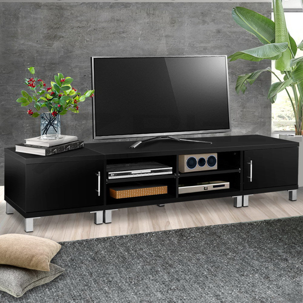 Artiss 190cm Black Entertainment Unit