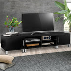 Artiss 190cm Black Entertainment Unit