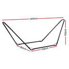 Gardeon Hammock Bed Stand Steel Frame Outdoor Garden