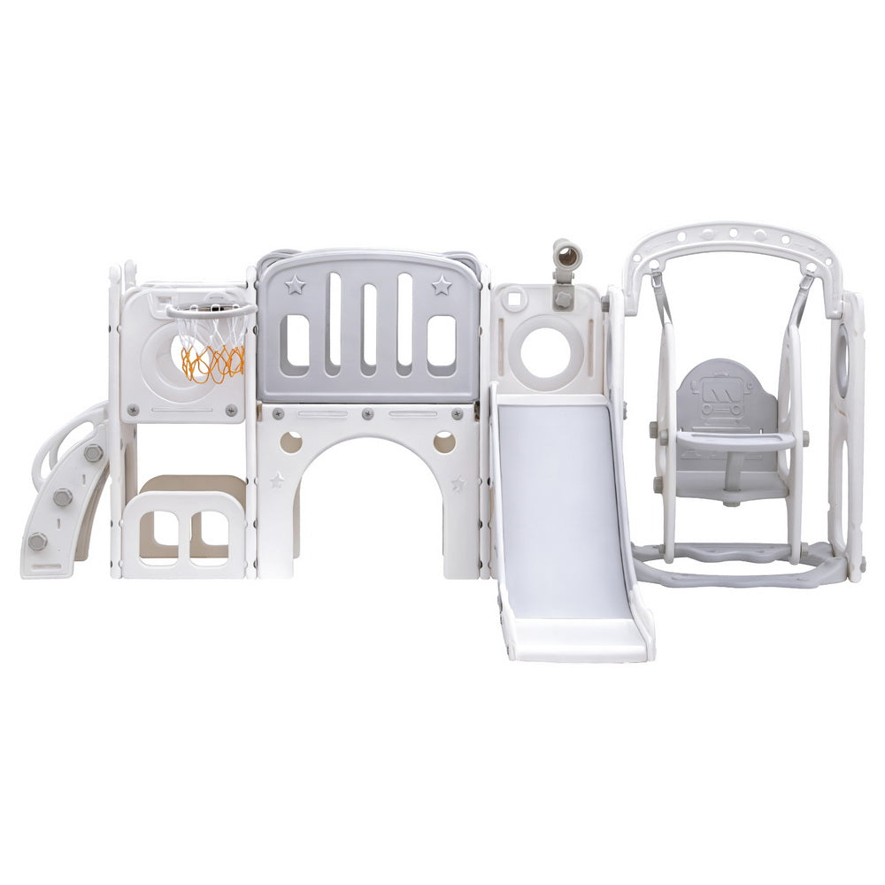 Keezi 4-in-1 Kids Slide and Swing Set