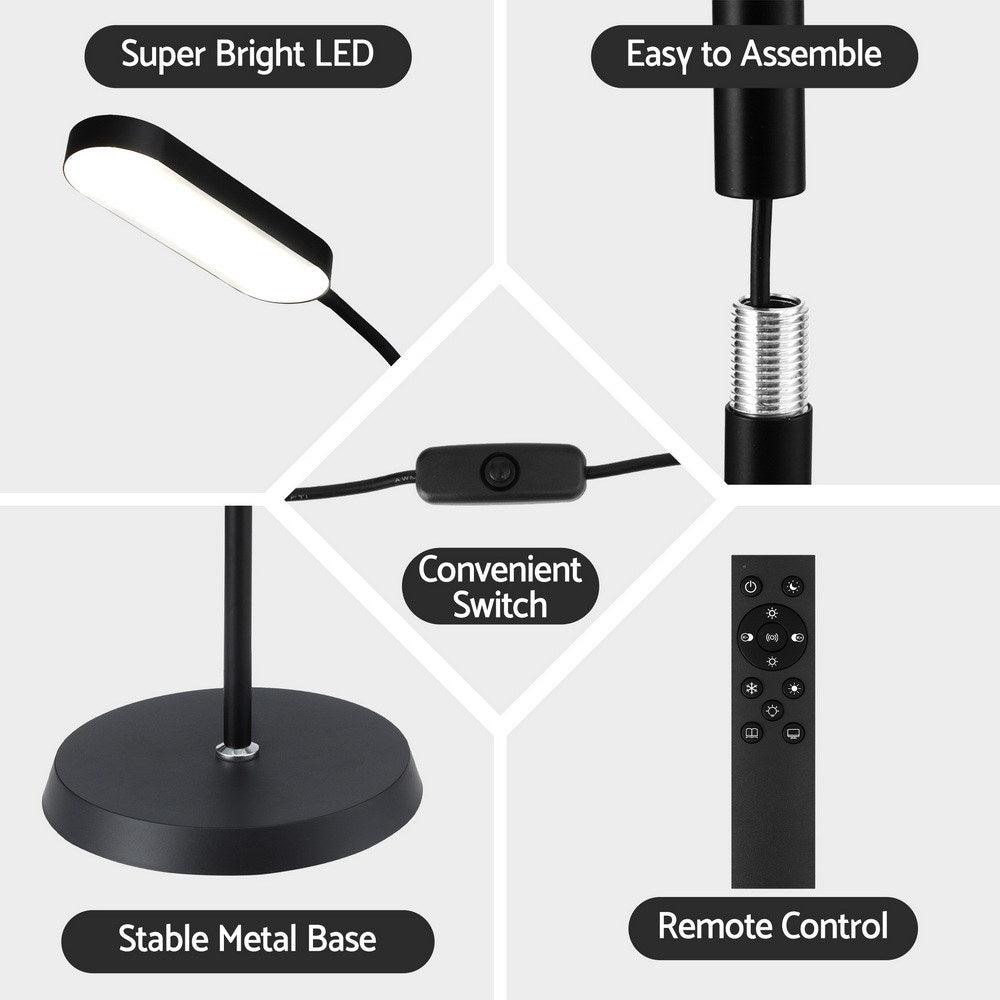 LED Floor Lamp with Remote Control and Adjustable Color Temperature