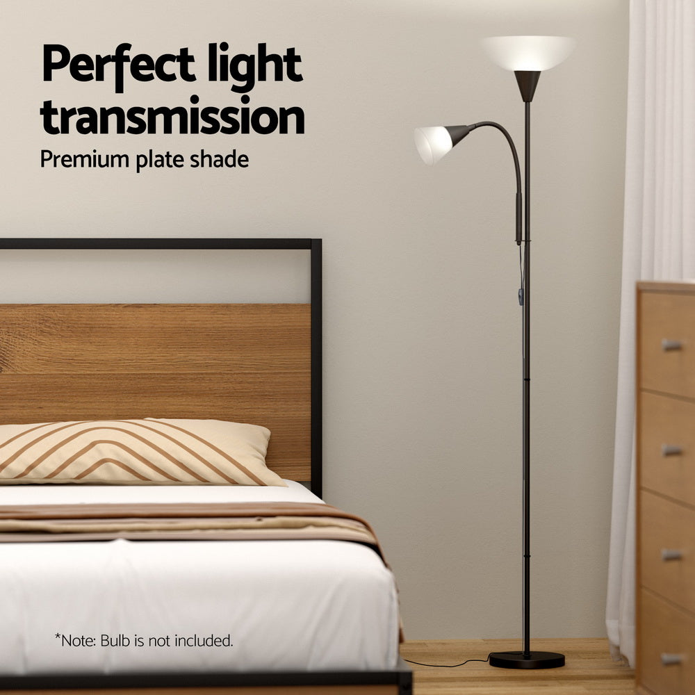 Modern Black Mother and Child Floor Lamp