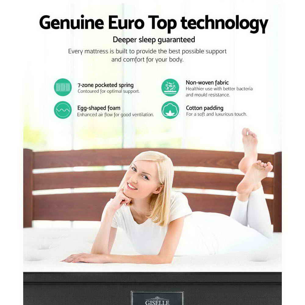 Giselle Bedding Euro Top Luxury Mattress