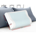 Giselle Bedding Cool Gel Contour Pillows Twin Pack