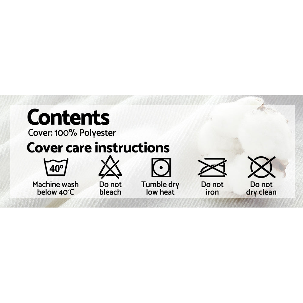 Giselle Bedding Memory Foam Pillow Twin Pack