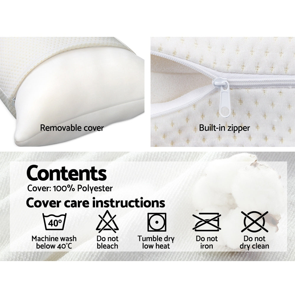 Giselle Bedding Memory Foam Pillow - Twin Pack