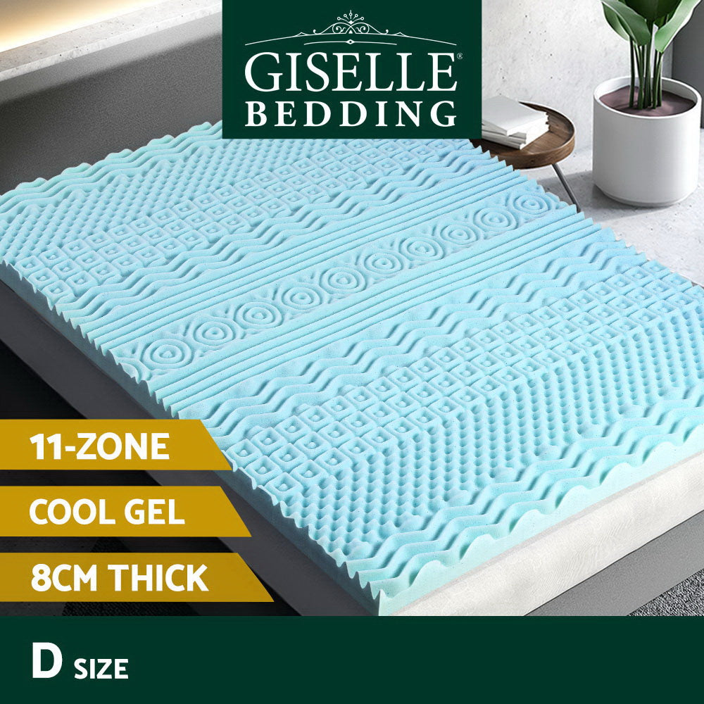 Giselle Bedding 11-Zone Memory Foam Topper