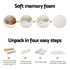Giselle Bedding 8cm Memory Foam Mattress Topper