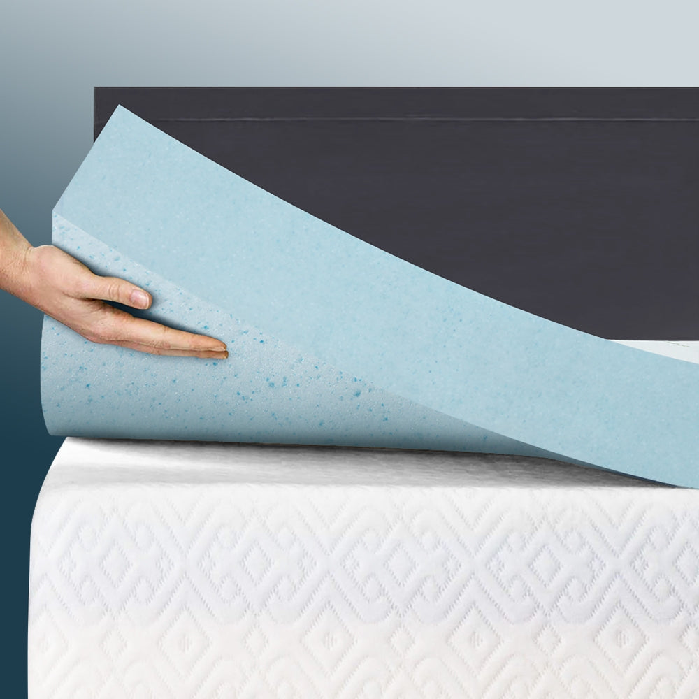 Giselle Bedding Cool Gel Memory Foam Topper