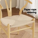Elegant Wishbone Backrest Dining Chair Set