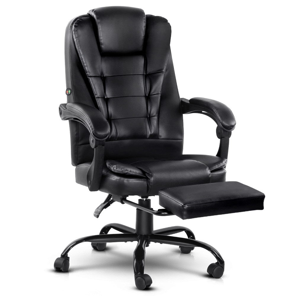 Artiss Ergonomic Massage Office Chair with Footrest