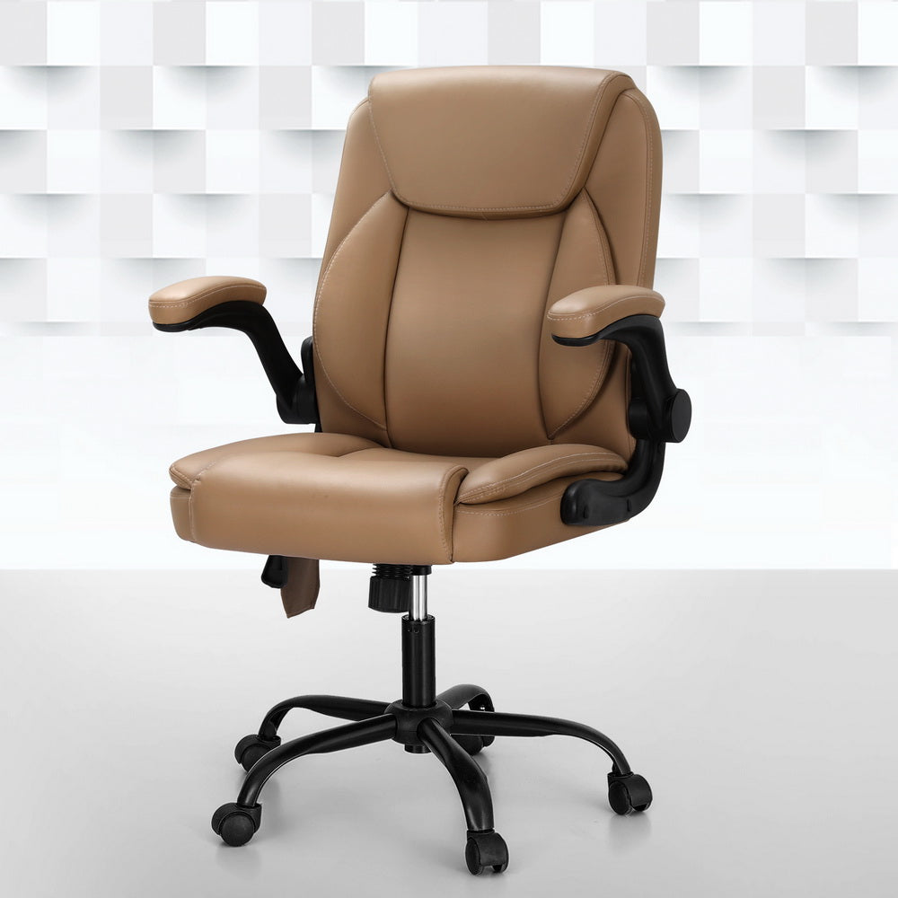 Artiss Mid Back Massage Office Chair
