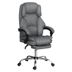 Artiss Grey Executive Office Chair with Footrest