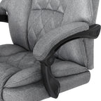 Artiss Grey Executive Office Chair with Footrest