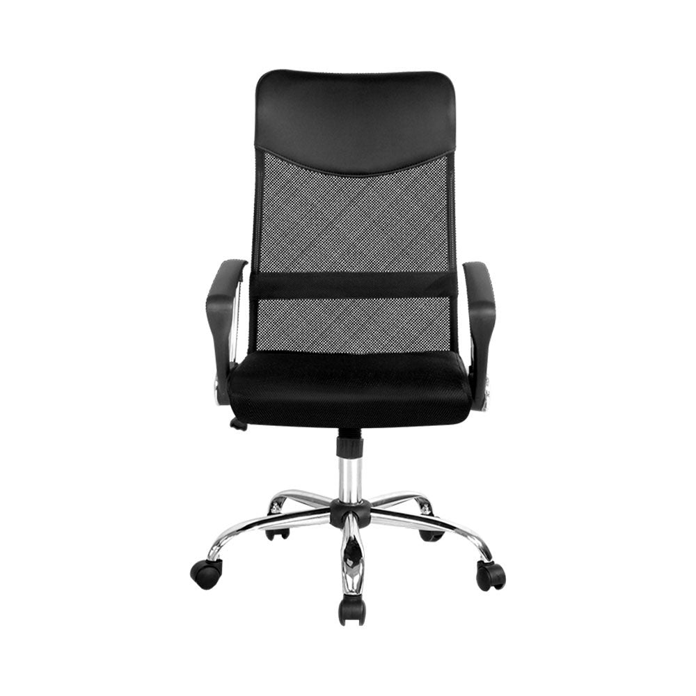 Artiss High Back Mesh Office Chair - Black