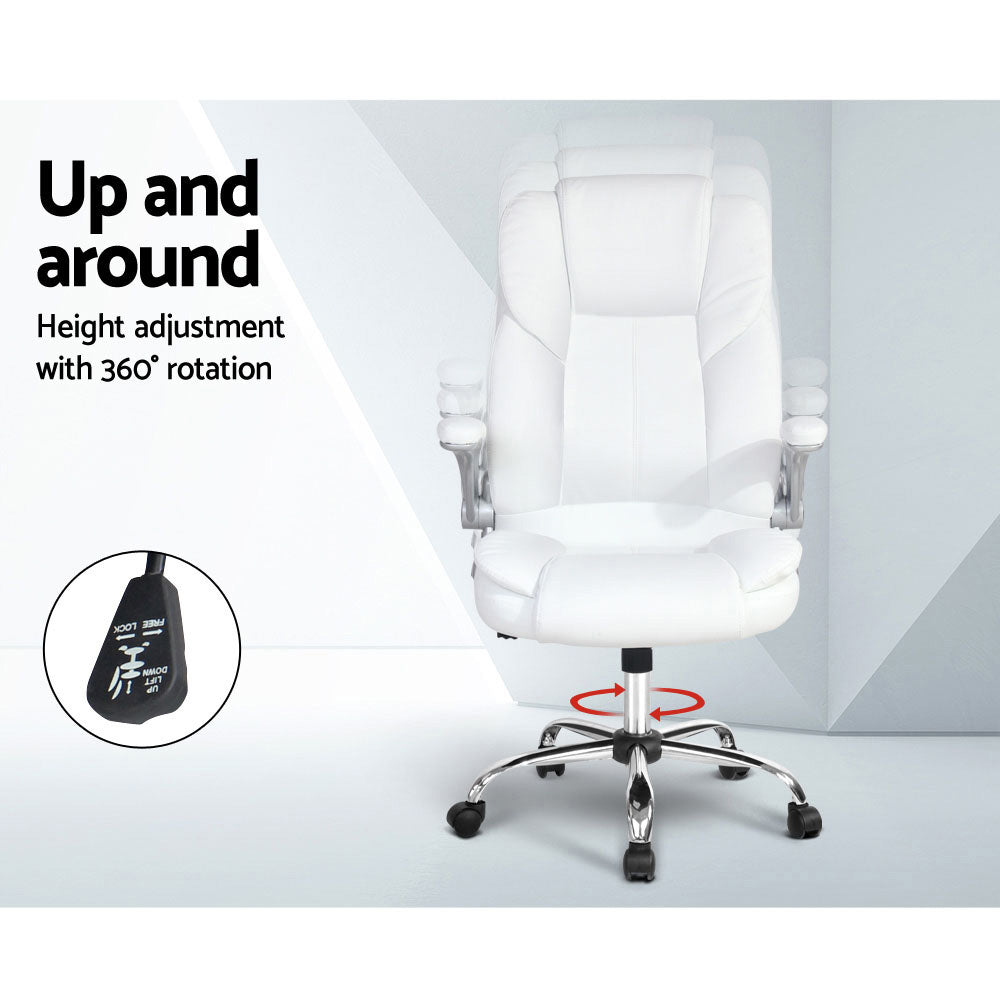Artiss White Executive Office Chair