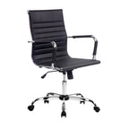Artiss Mid Back PU Leather Office Chair