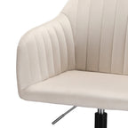 Artiss Velvet Office Chair - Cream