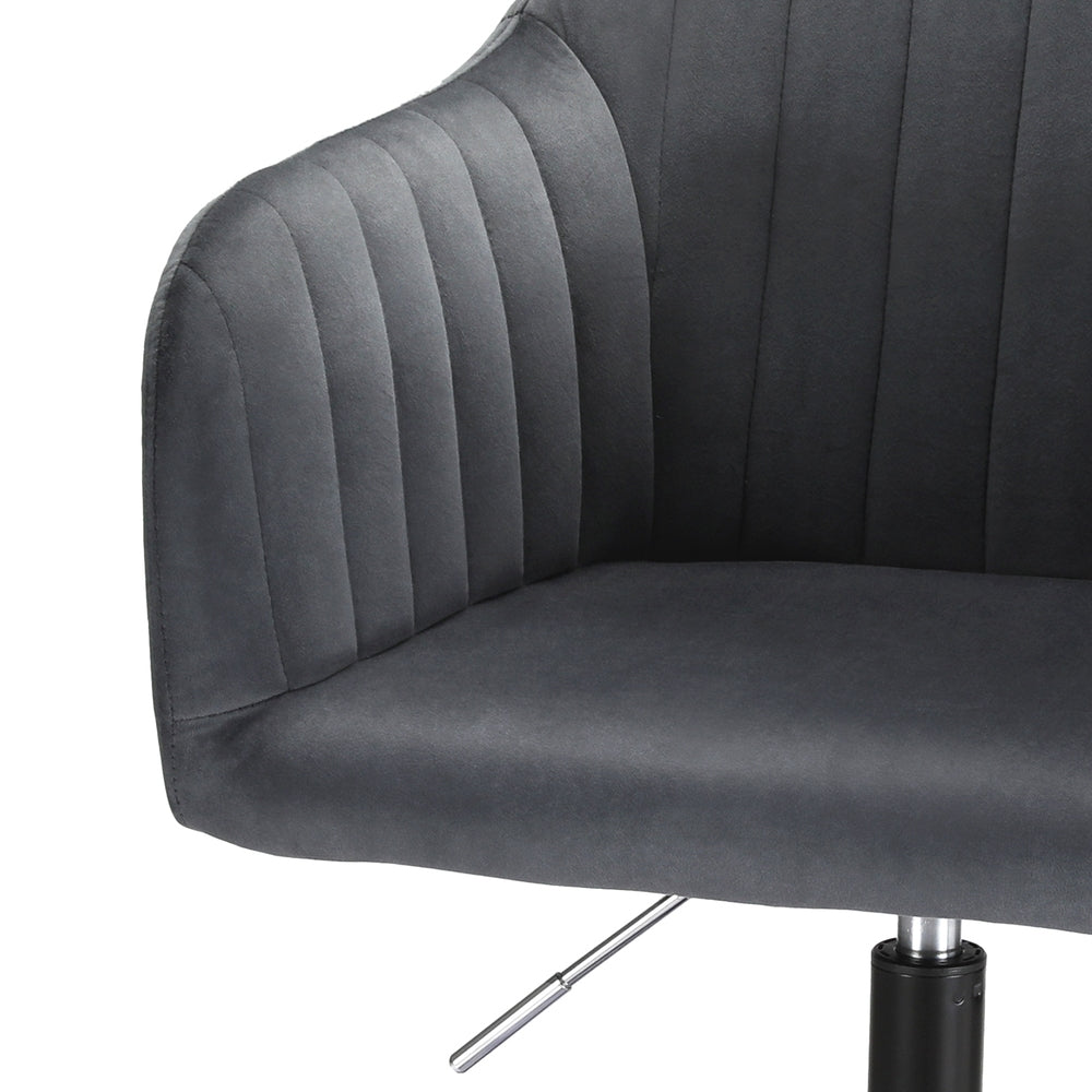 Artiss Dark Grey Velvet Office Chair