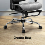 Artiss Ergonomic Office Chair Footrest - Grey