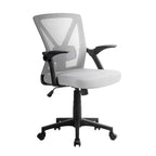 Artiss Grey Mesh Mid Back Office Chair