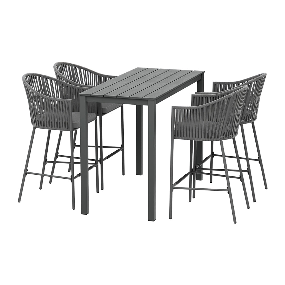 Gardeon Elegant 5-Piece Outdoor Bar Set