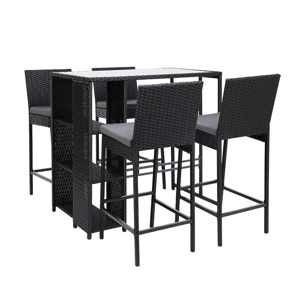 Gardeon 5-Piece Elegant Outdoor Bar Set