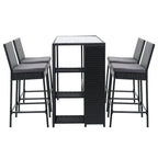 Gardeon 5-Piece Elegant Outdoor Bar Set