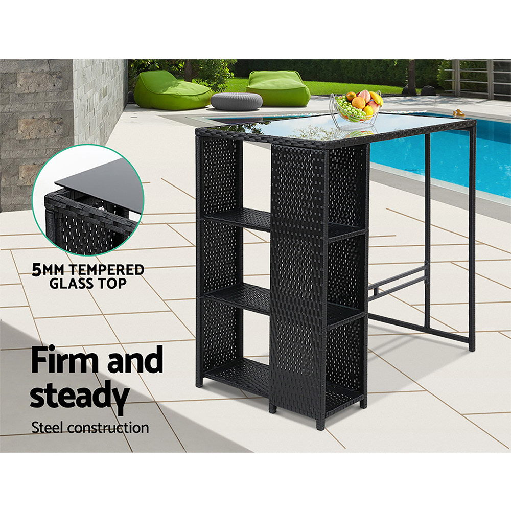 Gardeon 5-Piece Elegant Outdoor Bar Set