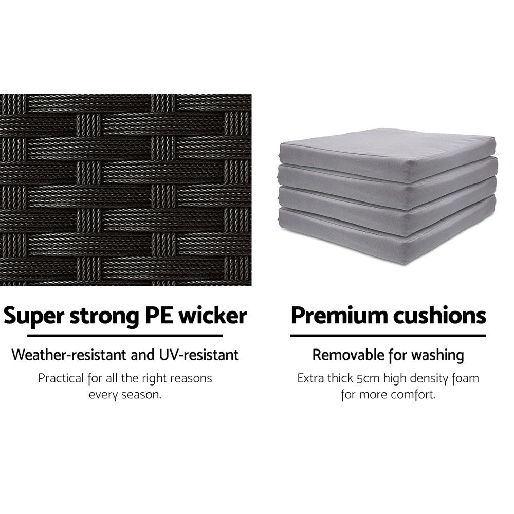 Gardeon 5-Piece Elegant Outdoor Bar Set