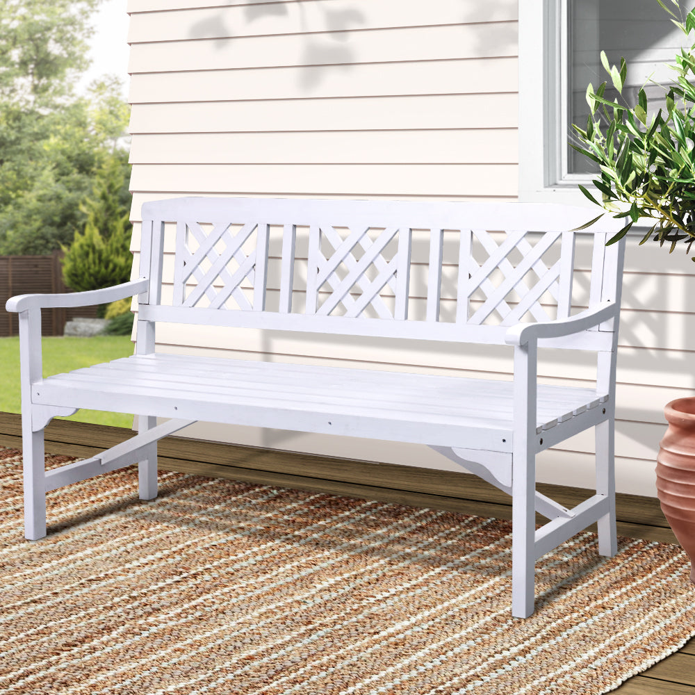 Gardeon Rustic Fir Wood Garden Bench