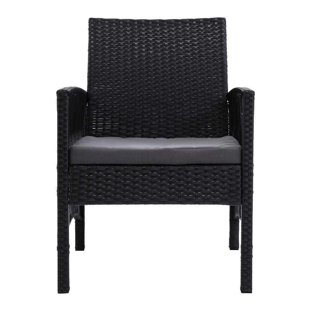 Gardeon 2PC Outdoor Wicker Lounge Chairs