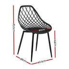 Gardeon 4PC Durable Indoor/Outdoor Dining Chairs