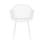 Gardeon White 4PC Outdoor Dining Chairs